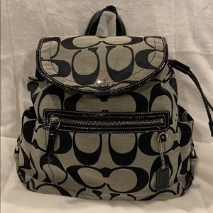 Coach Signature Kyra Canvas Backpack
